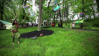 Faerie Bubbles at New Jersey Renaissance Faire at Liberty Lake [upl. by Noxas]