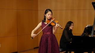 Violin Concerto No 1 in A minor by J B Accolay  Hana Tsai 11 yrs old [upl. by Gnot65]