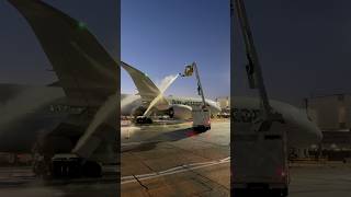 Deicing deicing aircraft airport aeroplane plane [upl. by Shute274]