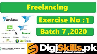 Digiskills  Freelancing Exercise 1 Solution Batch 07  Handson Exercise No1  Batch 7 [upl. by Tracey]