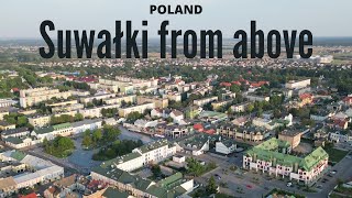 Suwałki from above  4K drone video [upl. by Elstan]