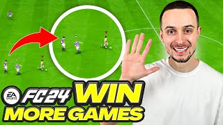 5 PRO TIPS TO HELP YOU WIN MORE GAMES ON FC 24  TUTORIAL [upl. by Weikert880]