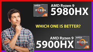 AMD Ryzen 9 5980HX vs AMD Ryzen 9 5900HX Technical Comparison [upl. by Rozalie]