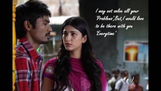 3 Movie Song ❤️‍🩹Nee Partha Vizhigal [upl. by Attwood655]