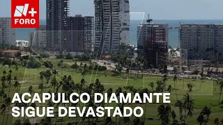 Acapulco Diamante sigue devastado a casi un año del impacto del huracán Otis  Las Noticias [upl. by Ecnadnak731]