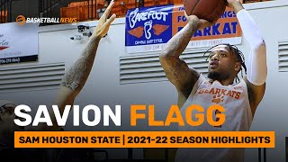 Savion Flagg  Sam Houston State  202122 Highlights [upl. by Seilenna]