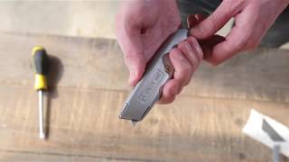 STANLEY® EMEAANZ  99E Retractable Blade Utility Knife [upl. by Epoillac]