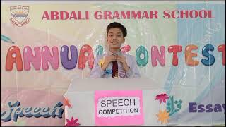 Speech on Artificial Intelligence by Shayan from Class 5th [upl. by Peppie]