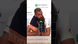 Benoit Paire “Congratulations for WHAT” 😒 😂 Roland Garros 2023 [upl. by Cicily]