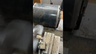 Machining brass on my Taig lathe brass lathe minilathe maker [upl. by Enalahs223]