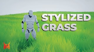 How to make Stylized Grass in Unreal Engine 4Blender [upl. by Schlessinger371]