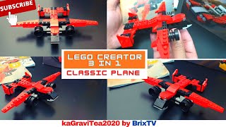 Lego Creator 31100  Speed Build  Classic Plane [upl. by Huei]