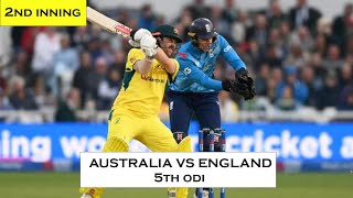 England vs Australia 5th ODI  2ND INNINGS HIGHLIGHTS [upl. by Hendricks]