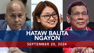 UNTV Hataw Balita Ngayon  September 20 2024 [upl. by Colin]