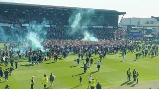 The Greens are going up Plymouth Argyle promoted to the Championship [upl. by Chuu]