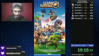 Clash Royale Magical Chest Speedrun in 15m39s WR [upl. by Upshaw235]