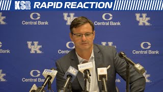 Kentucky Fires Offensive Coordinator Rich Scangarello  Rapid Reaction kentuckyfootball [upl. by Driscoll362]