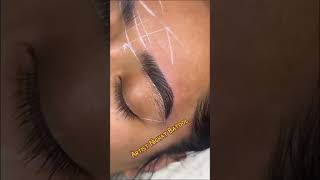 Eyebrow laminationtint brows wexing satisfying viralshort shortsviral shorts lamination [upl. by Myna967]