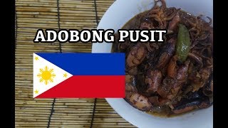 Adobo Pusit Recipe  Filipino Tagalog Pinoy Adobong [upl. by Temirf]