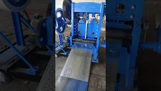 600 mm width size cable tray punching machine [upl. by Marek]