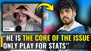 🚨Plat Chat Bren Destroy Aspas and Says he Only Plays for Stats [upl. by Jasper]