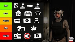 Ranking EVERY Business in GTA Online 2024 [upl. by Yeniffit907]