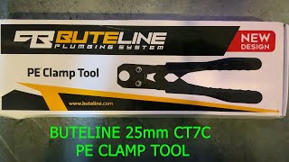 Unboxing Buteline 25mm CT7C PE Clamp Tool  Blue Handles  New Design  with GoNo Go Gauge [upl. by Coppock]