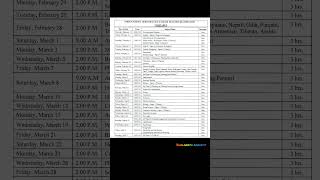 ISC 12th Board exam Timetable 2025 [upl. by Davies]