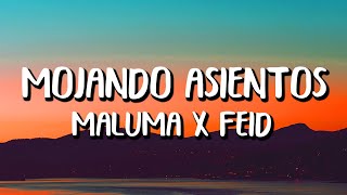 Maluma x Feid  Mojando Asientos LetraLyrics [upl. by Yenhoj510]