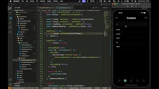 ASMR Programming  React Native Content Search Input  No Talking [upl. by Gurolinick]