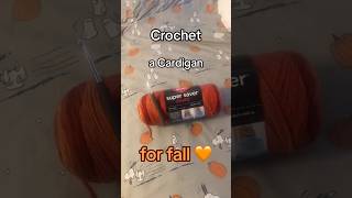 Crochet a Granny Hexagon Cardigan for Fall🧡 crochet fallcrochet crochetvlog [upl. by Kilah504]