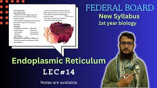 Endoplasmic Reticulumn  class 11 [upl. by Akeylah]