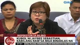 24 Oras Kubol ni Jaybee Sebastian sa Bilibid kabilang daw sa mga binaklas na [upl. by Dylan]