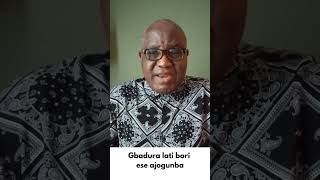 Gbadura lati bori ese ajogunba Yoruba shorts preaching share truth Jesus God christian [upl. by Thanasi405]