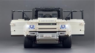 LEGO Technic Land Rover Defender 110 RC MOC options pack [upl. by Arluene890]