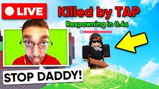 STREAMER was being SUS So I STREAM SNIPED Him Roblox Bedwars [upl. by Barnum]