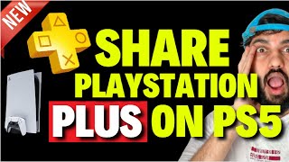 How to Share Playstation Plus on PS5 [upl. by Soilissav575]