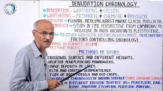 DENUDATION CHRONOLOGY  Part 31  Geography by SS Ojha Sir [upl. by Attiuqal691]