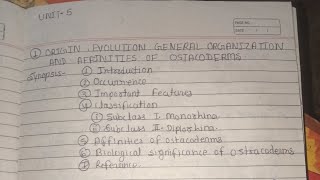 origin evolution general organisation amp affinities of ostracoderms ll MSc 3 sem zoology notes in [upl. by Wilen368]