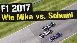 Wie Schumacher amp Häkkinen mit Zonta in Spa 2000  F1 2017 [upl. by Noillid833]