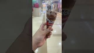 Drumstick Ice cream  Ice cream  chocolate Ice vream shortvideo food [upl. by Eanal]