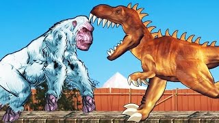 Yeti Rampage Full Game  YETI VS DINO  Eftsei Gaming [upl. by Ahcatan]