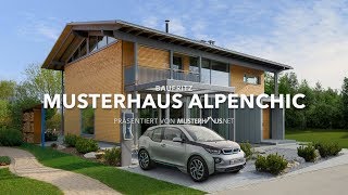 Modernes Holzhaus  Baufritz Musterhaus Alpenchic [upl. by Sayette870]