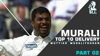 Top 10 Muttiah Muralidharan Unplayable Deliveries in Cricket History Part 02  You Must Watch [upl. by Assirhc]