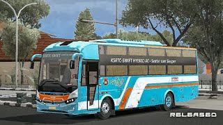 KSRTC SWIFT HYBRID SLEEPER BUS MOD LIVERY  RELEASED ✅ [upl. by Poucher]