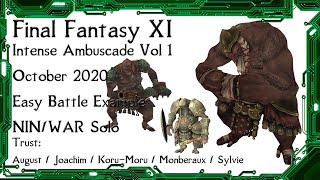 FFXI Intense Ambuscade October 2020 Vol One Battle Strategies and Battle Example [upl. by Cheung]