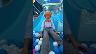 Kid Blippi Learns Colors at the Indoor Playground blippi shorts [upl. by Maurilia495]