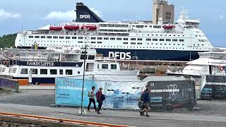 My Oslo Norway Copenhagen Denmark ferry crossing experience on the DFDS crown seaways [upl. by Windham]