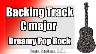 C major Backing Track  Slow Deep Emotional Dreamy Pop Rock Guitar Jam Backtrack  TS 21 [upl. by Fullerton189]