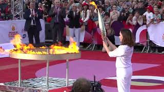 Les moments forts du passage de la flamme olympique dans lAude [upl. by Harehs]